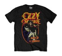 Ozzy Osbourne Men's Diary of A Madman T-Shirt, Black, Large