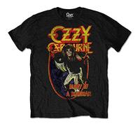 Ozzy Osbourne Men's Diary of A Madman T-Shirt, Black, Medium