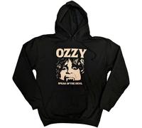 Ozzy Osbourne Men's Speak Of The Devil Hoodie in Black | Size: Medium Ozzy Osbourne Black M
