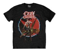 Ozzy Osbourne Men's The Ultimate Sin Cotton T-Shirt in Black | Size: Large Ozzy Osbourne Black L
