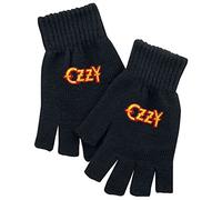Ozzy Osbourne Ozzy Unisex Fingerless Gloves Black, 95% polyacrylic, 5% Elastane,