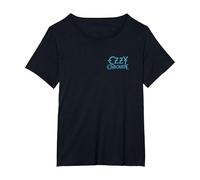 Ozzy Osbourne Patient Number 9 Teal Logo T-Shirt, Women's Plus, Black, 1X