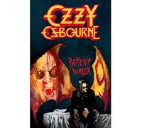 Ozzy Osbourne Poster Patient No.9 Official Black Textile flag 70cm x 106cm One Size