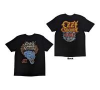 Ozzy Osbourne Unisex T-Shirt: Bark At The Moon Tour '84 (Back Print) (Medium)