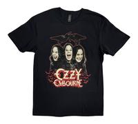 Ozzy Osbourne T-Shirt: Crows & Bars OFFICIAL NEW