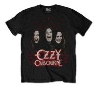 Rockoff Trade Men's Ozzy Osbourne Crows & Bars T-Shirt, Black, Medium