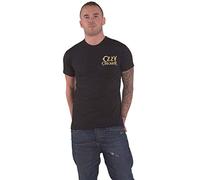 Ozzy Osbourne Unisex T-Shirt: Patient No. 9 Gold Logo (Back Print) (Medium)