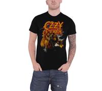 Ozzy Osbourne T Shirt Vintage Werewolf Distressed Logo new Official Mens Black