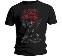Ozzy Osbourne - T-Shirt # Xxl Black Unisex # Angel Wings