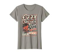 Ozzy Osbourne The Ultimate Sin Tour Slate T-Shirt, Women, Slate Grey, Small