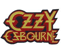 Ozzy Osbourne Logo Cut Out Patch red orange Onesize