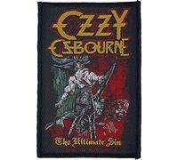Ozzy Osbourne - Ozzy Osbourne The Ultimate Sin Unisex Patch multicolour, 100% polyester,