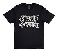 Rock Off Trade Men's T-Shirt Ozzy Osbourne Vintage Logo Official Black X-Large