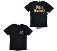 Rock Off Ozzy Osbourne 'Patient No. 9 Gold Logo' (Black) T-Shirt (Small)