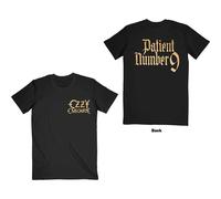 Rock Off Ozzy Osbourne 'Patient No. 9 Gold Logo' (Black) T-Shirt (Medium)