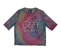 Ozzy Osbourne Women's Logo Mesh Crop Top | Size: 14 Ozzy Osbourne Multicolor 14