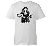 Ozzy RIP Osbourne 1948-2025 Tribute T-Shirt - Rock Legend Memorial Tee - Iconic Screaming Pose Graphic Shirt (White, 9 Years)