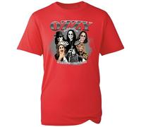 Ozzy RIP Osbourne Tribute 2025 T-Shirt - Rock Legend Memorial Graphic Tee - 1948-2025 Commemorative Shirt for Fans (Red, L Years)