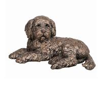 Ozzy the Cockapoo Lying Down Cold Cast Bronze Dog new Frith Design 2017