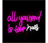 Ozzyr All You Need is Lashes LED Neon Light Sign for Bedroom Wall Decor neon bar Sign