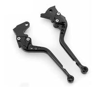 Ozzyr Motorcycle Brake Lever 9 Color Adjustable Motorcycle Brake Clutch Levers for Royal for Enfield Guerrilla 450(Black 177mm)