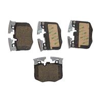 P06099 Front Brake Pad Set 4x Pads Prepared For Wear Indicator Braking By Brembo