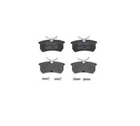 Brembo Brake Pad Set Rear With Caliper Screws 43mm Height Fits Ford Fiesta Focus