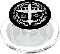 P-3 Anti-Submarine Warfare Patrol Aircraft Distressed Design PopSockets PopGrip for MagSafe