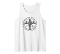 P-3 Anti-Submarine Warfare Patrol Aircraft Distressed Design Tank Top