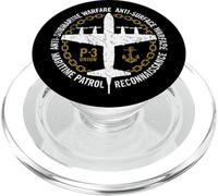 P-3 Anti-Submarine Warfare Patrol Aircraft PopSockets PopGrip for MagSafe