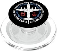 P-3 Anti-Submarine Warfare Patrol Military Aircraft PopSockets PopGrip for MagSafe