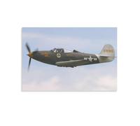 P-39 Airacobra Fighter Aircraft Attack Air Plane (5) Canvas Poster Wall Art Picture Prints Hanging Photo Decor Home Posters Artworks 08x12inch(20x3