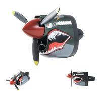 P-40 Fighter Car Air Vent Decoration with Spinning Propeller, Creative Propeller Air Freshener Diffuser to Enjoy your Drive Pleasure, Universal Clip Automotive Accessory