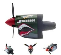 P-40 Plane Air Vent Decoration,Drift Car Air Freshener,Mini P-40 Jet Dashboard Decor, Unique Gift for Pilots & Aviation Lovers, Long Lasting Odor Eliminator (B)