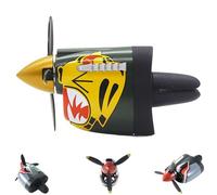 P-40 Plane Air Vent Decoration,Drift Car Air Freshener,Mini P-40 Jet Dashboard Decor, Unique Gift for Pilots & Aviation Lovers, Long Lasting Odor Eliminator (A)