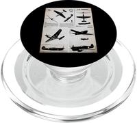 P-40 Warhawk WW2 Fighter Aircraft Recognition Diagrams PopSockets PopGrip for MagSafe