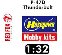 P-47D Thunderbolt 3D Instrument Panels 1:32 Hasegawa Red Fox Studio RFSQS-32130