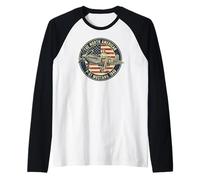 P-51 Mustang WWII Fighter Vintage Warbird Aviation Pilot Raglan Baseball Tee