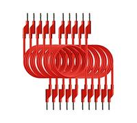 P 7048 RED measuring cable 50VAC, 120VDC 10A banana plug 4mm, PEAKTECH on bot...