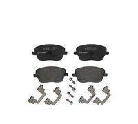P85057 Front Brake Pad Set 4x Pads Not Fitted Wear Indicator Braking By Brembo