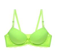 P-869 Lime Green Workout Athletic Jogger Bras for Women Lace Spandex Plus Size Sexy Plain Tops Bras Lingeries Ladies 2024 Clothes Fashion M