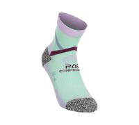 P.A.C. - Women's 6.2 Running Reflective Pro Mid Compression - Running socks size 35-37, turquoise