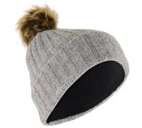 P.A.C. - Women's Jona Pompom Beanie - Beanie size One Size, grey