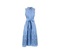 P.A.R.O.S.H. broderie-anglaise dress - Blue XS-S-M