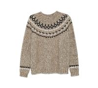 P.A.R.O.S.H. fair isle-knit crew-neck sweater - Neutrals XS-S-M-L