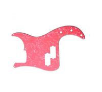 P Bass Guitar Pickguard 4 Ply Pink Pearl