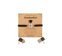P. BLAKE Graduation Gifts for Her Him, Adjustable Compass Bracelet Class of 2025 Graduation Gifts for Women Men Comes in Cap Box with Cards for Son Teenage Teens High College Middle School, One Size