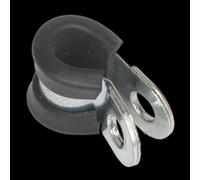 Sealey Pipe Clip PCJ8 Rubber Lined 8mm Pack of 25