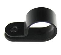 P Clips 50 Black Plastic Brake Pipe Tube Cable Wire Mounting Bracket 4.8Mm 3/16"