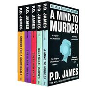 P D James Adam Dalgliesh Series 5 Books Collection Set (A Mind to Murder, Unnatural Causes, Shroud for a Nightingale, Cover Her Face, The Black Tower)